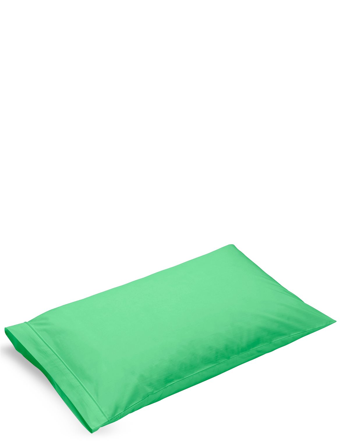 Marks & Spencer Pure Egyptian Cotton 230 Thread Count Housewife Pillowcase with StayNEW - Green - 1SIZE