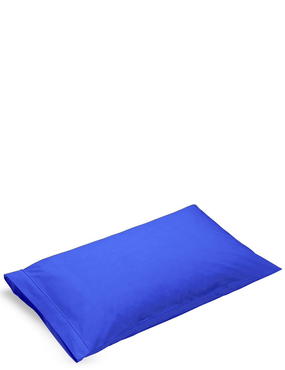 Marks & Spencer Pure Egyptian Cotton 230 Thread Count Housewife Pillowcase with StayNEW - Blue - 1SIZE