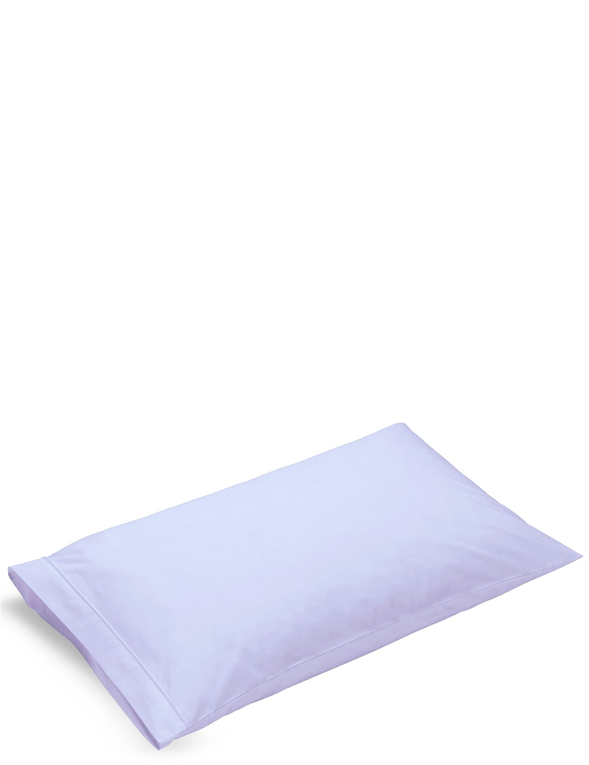 Marks & Spencer Pure Egyptian Cotton 230 Thread Count Housewife Pillowcase with StayNEW - Violet - 1SIZE