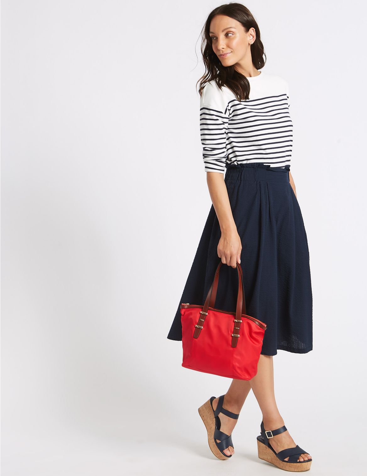 Marks & Spencer Tote Bag - Red - 1SIZE