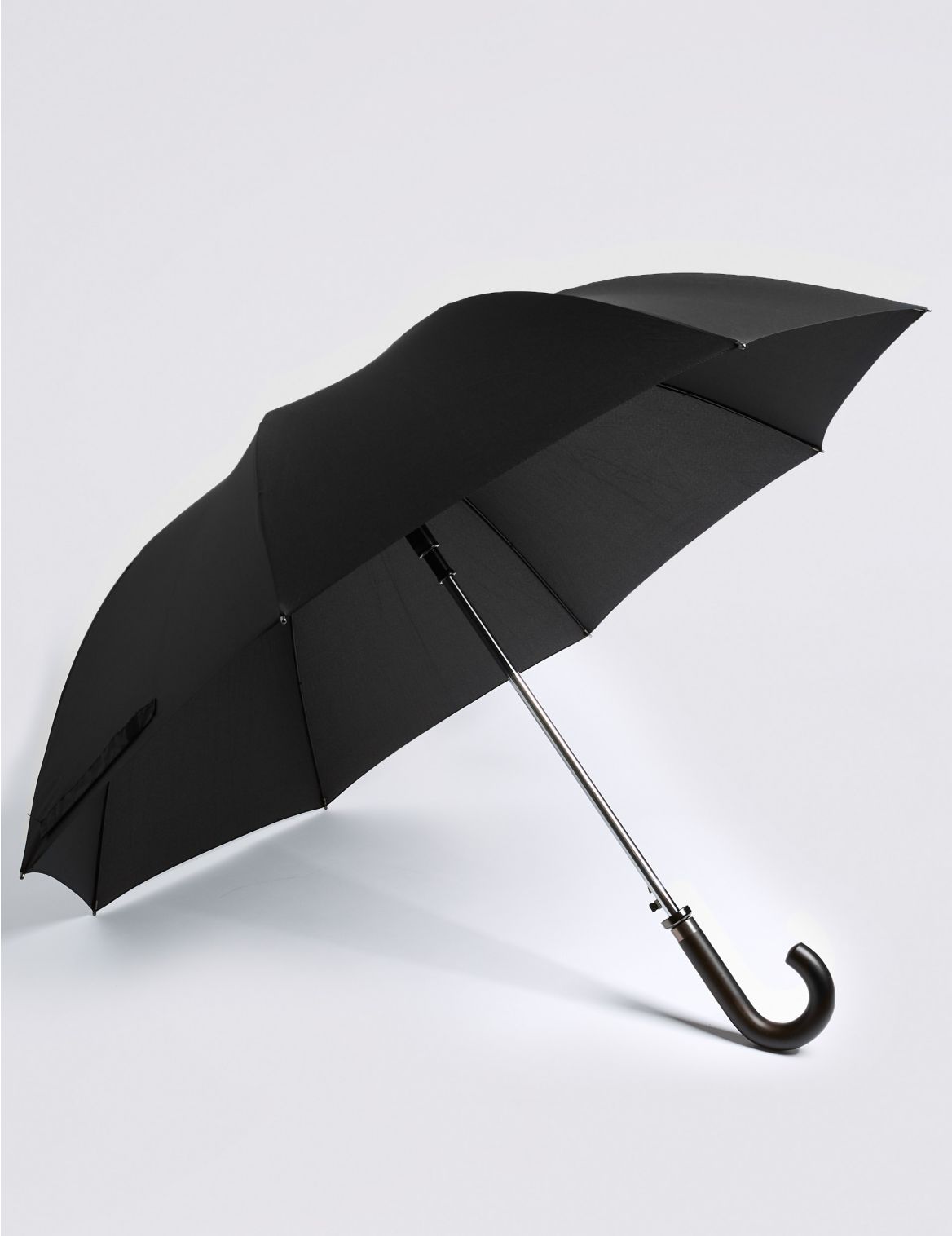 Marks & Spencer Classic Umbrella with Stormwear & Windtech - Black - 1SIZE