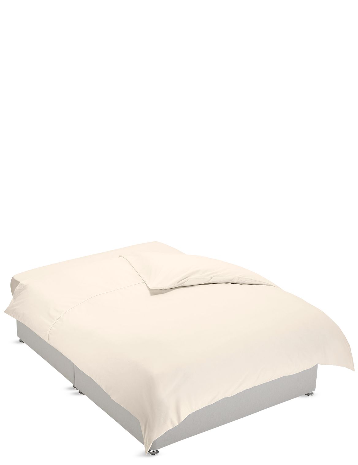 Marks & Spencer Non-Iron Pure Egyptian Cotton Duvet Cover - Beige - SGL