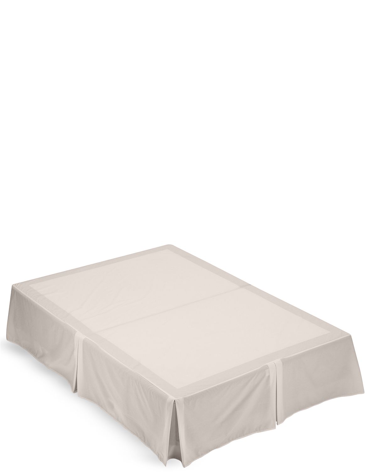 Marks & Spencer Non-Iron Pure Egyptian Cotton Valance Sheet - 230 Thread Count - Beige - SGL