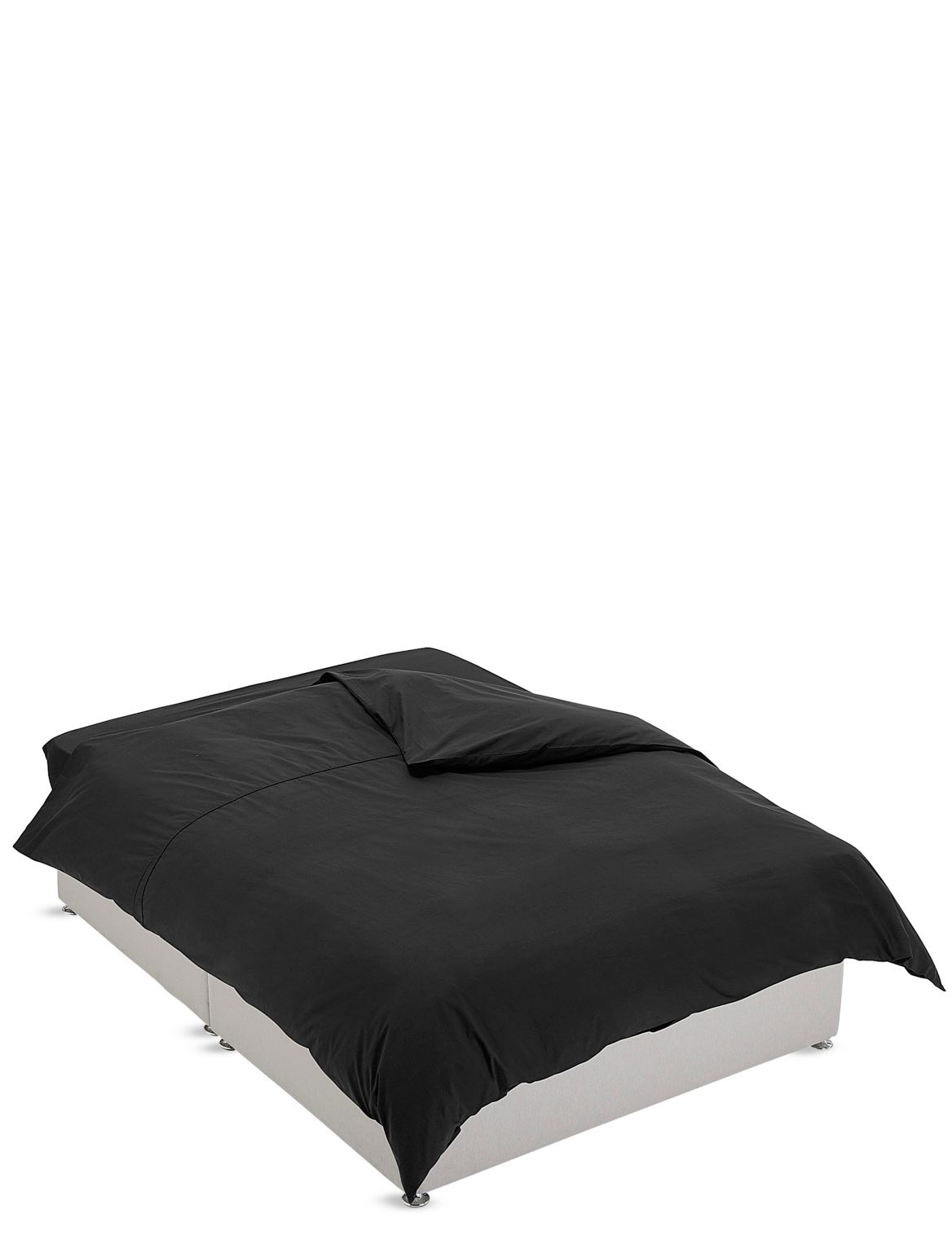 Marks & Spencer Non-Iron Pure Egyptian Cotton Duvet Cover - Black - DBL