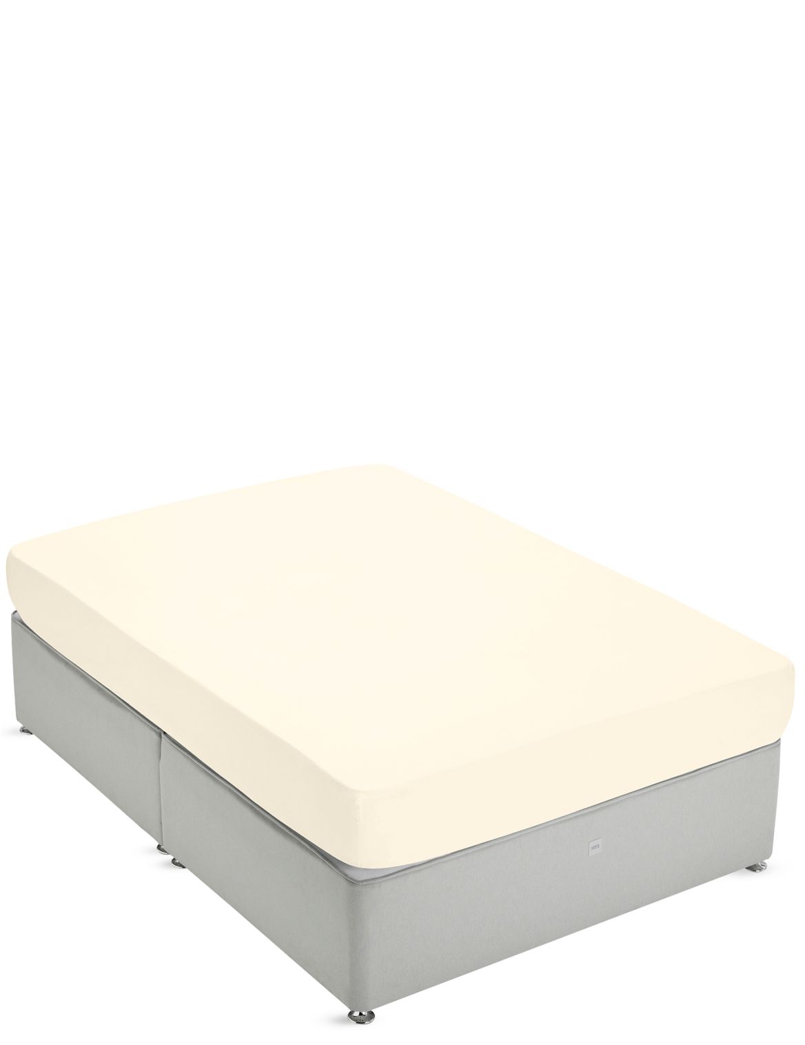 Marks & Spencer Stay Cool Cotton & Tencel® Blend Fitted Sheet - Cream - SGL