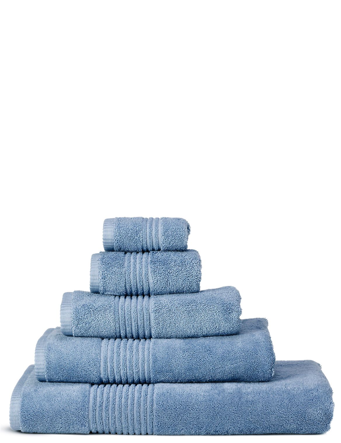 Marks & Spencer Luxury Egyptian Cotton Towel - Blue - HAND