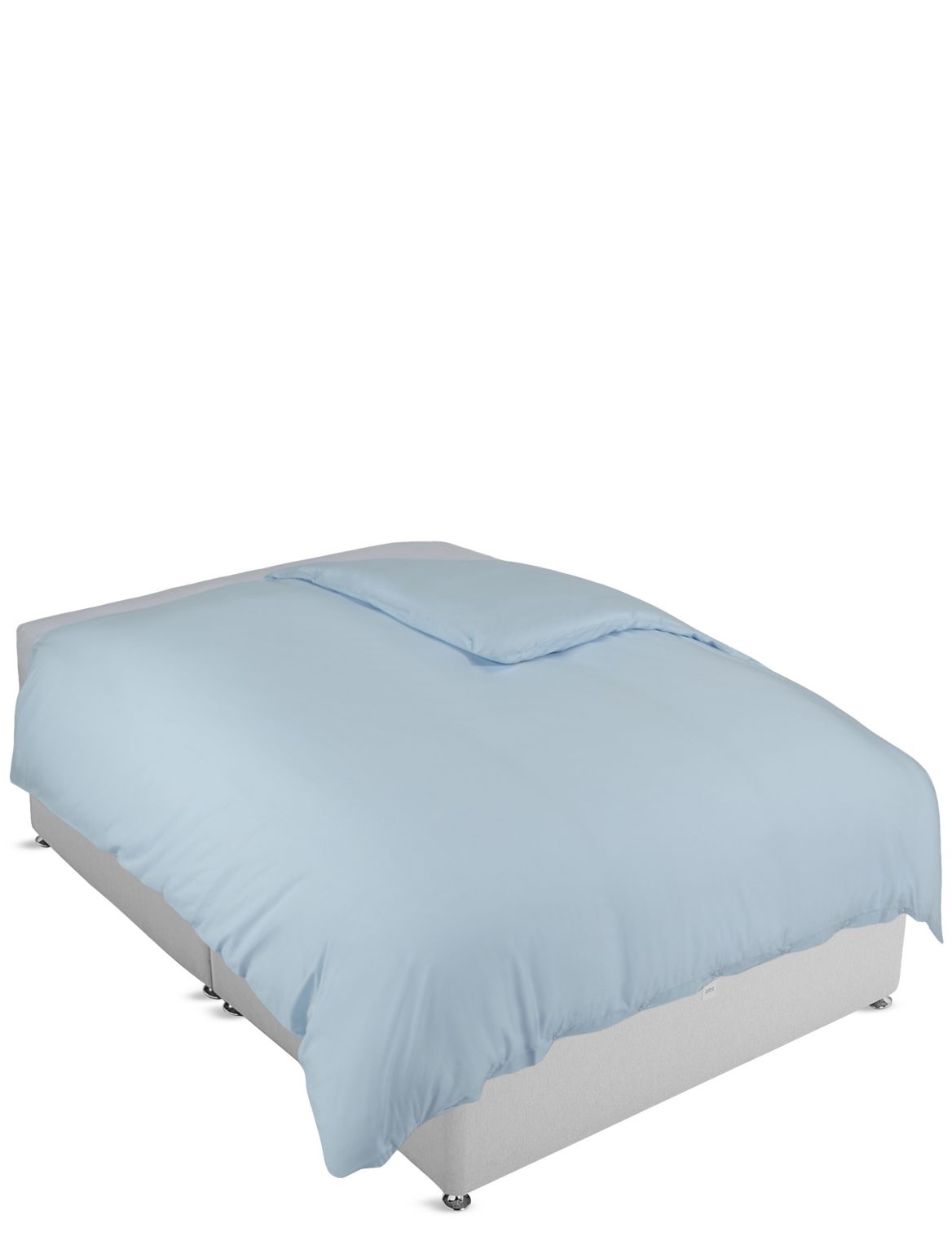 Marks & Spencer Stay Cool Cotton & Tencel® Blend Duvet Cover - Blue - SGL