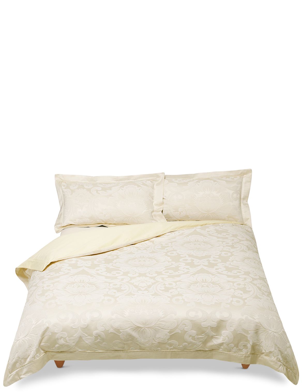 Marks & Spencer Ashley Jacquard Bedding Set - Cream - SGL