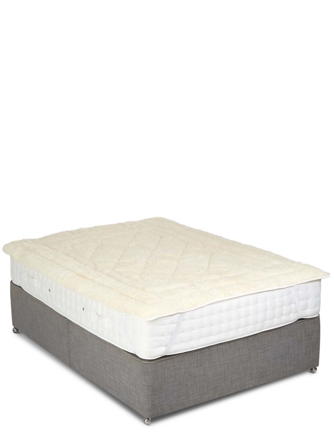 Marks & Spencer Wool Mattress Topper - Cream - SGL