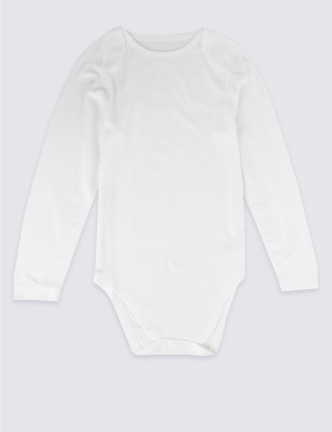 Marks & Spencer Unisex Pure Cotton Bodysuit (9-16 Years) - White - 9-10Y