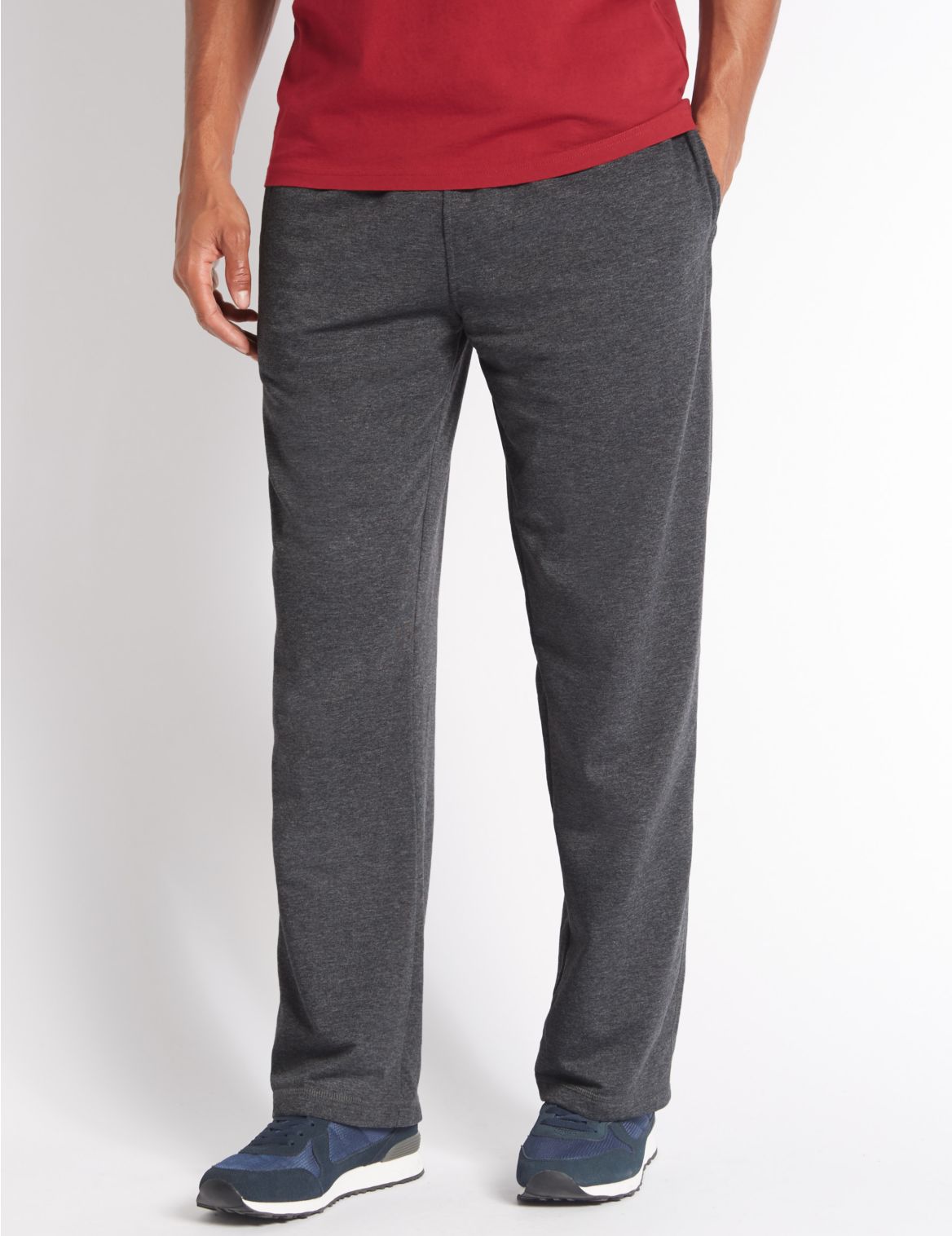 Marks & Spencer Cotton Rich Joggers  - Black - 30-32-31