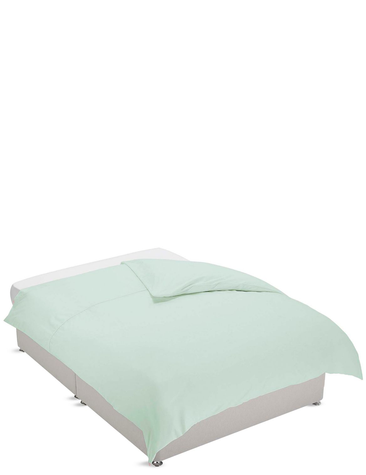 Marks & Spencer Non-Iron Pure Egyptian Cotton Duvet Cover - Green - DBL