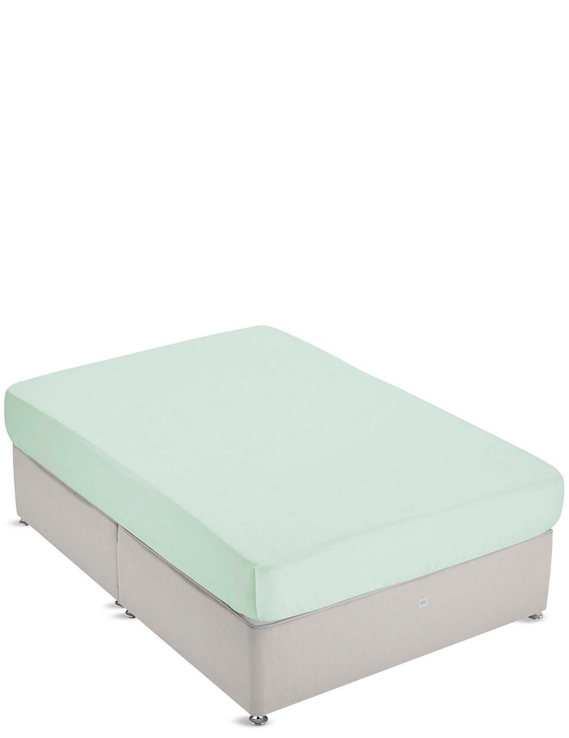 Marks & Spencer Non-Iron Pure Egyptian Cotton Deep Fitted Sheet - Green - SGL