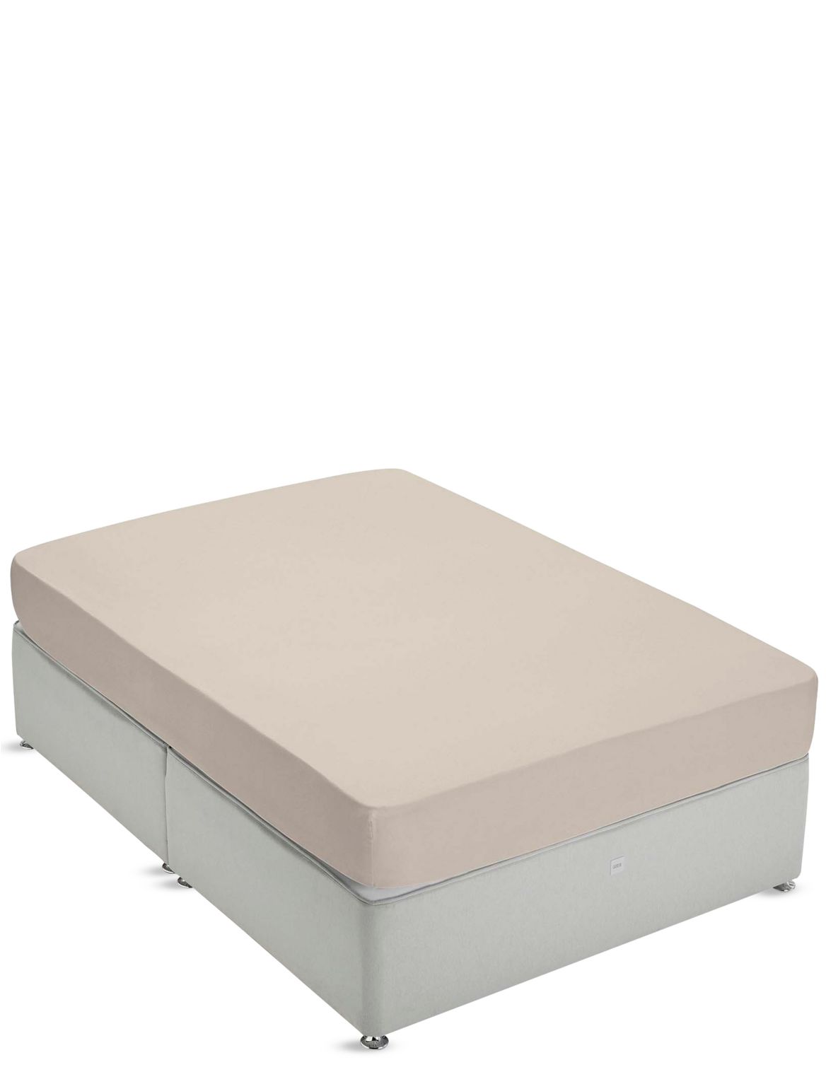 Marks & Spencer Stay Cool Cotton & Tencel® Blend Fitted Sheet - Brown - SGL