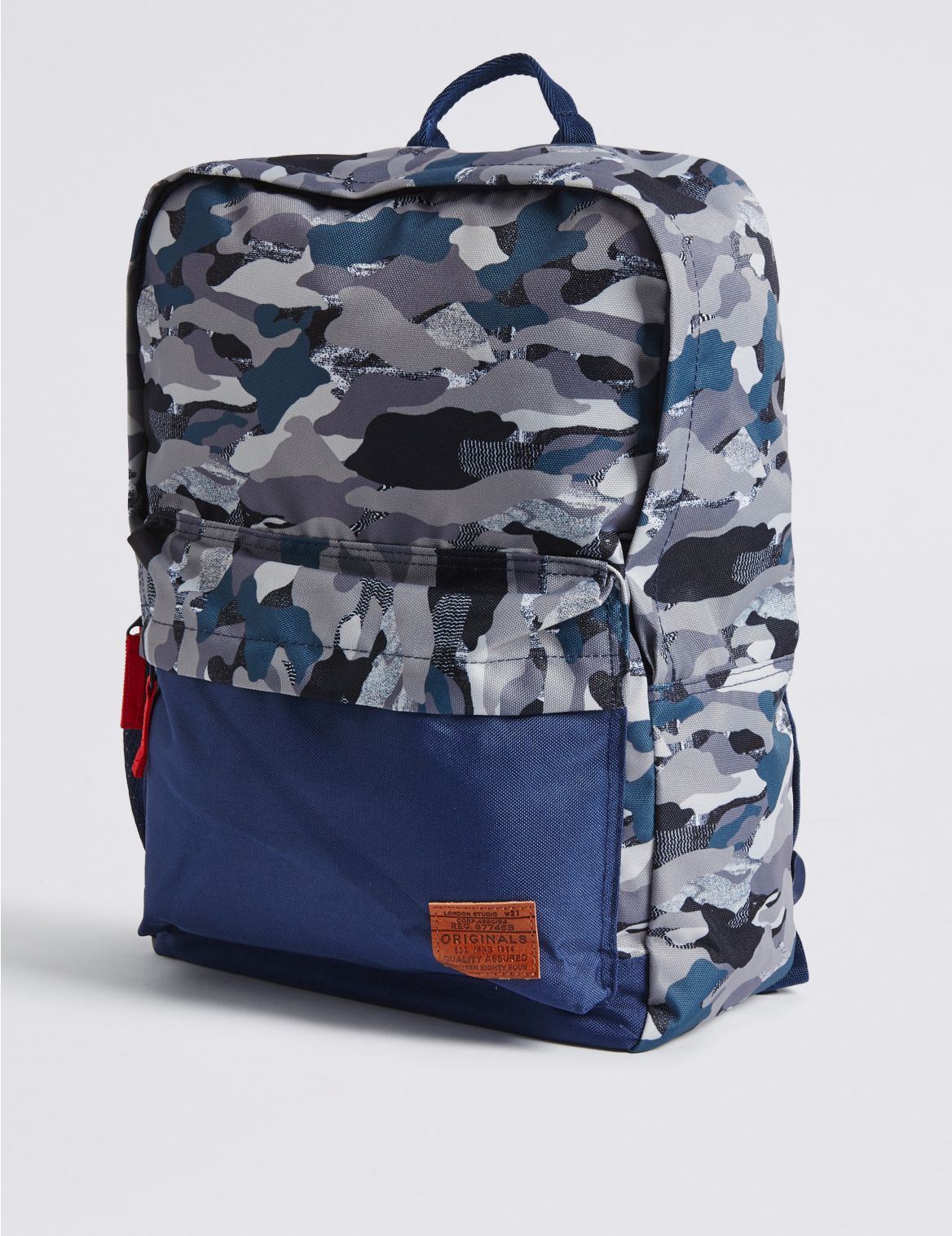 Marks & Spencer Kids' Camouflage Backpack - Navy - 1SIZE