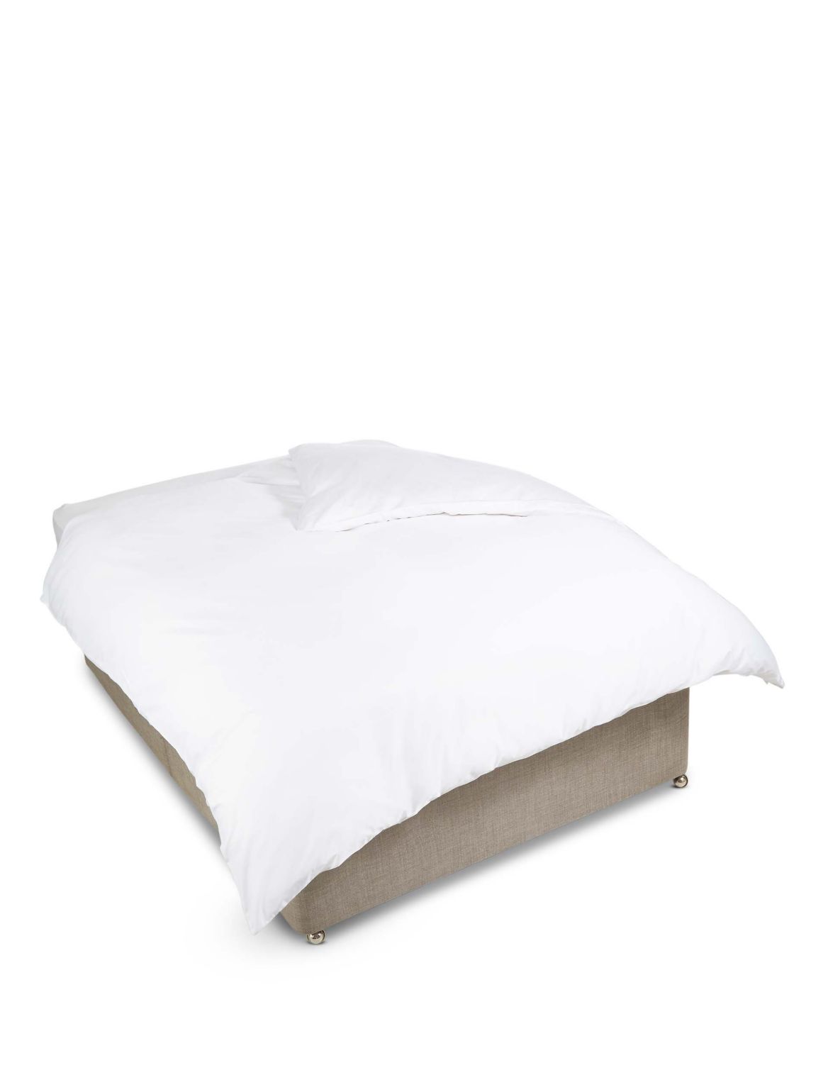 Marks & Spencer Egyptian Cotton 400 Thread Count Sateen Duvet Cover - White - SGL