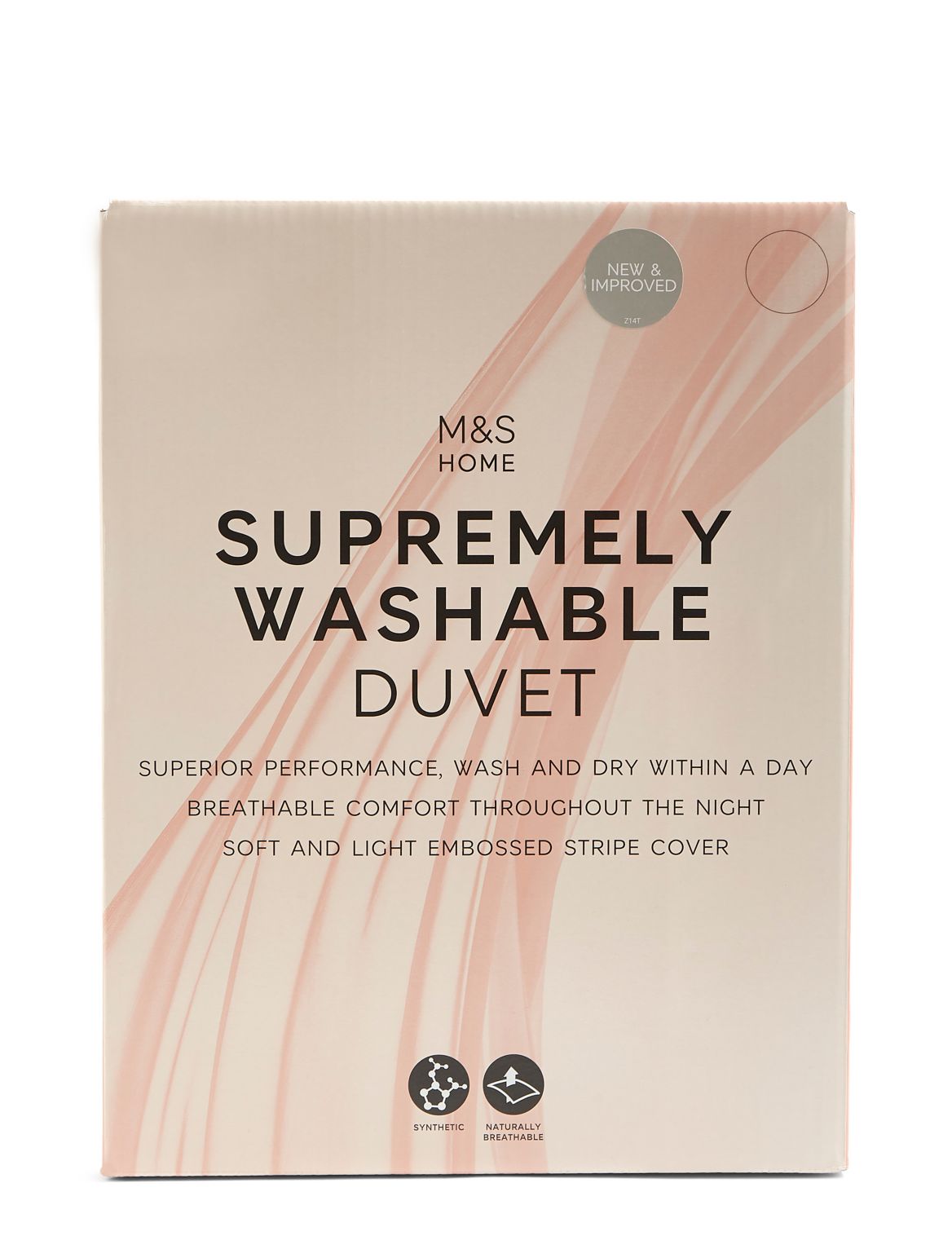 Marks & Spencer Supremely Washable 7.5 Tog Duvet - White - SGL