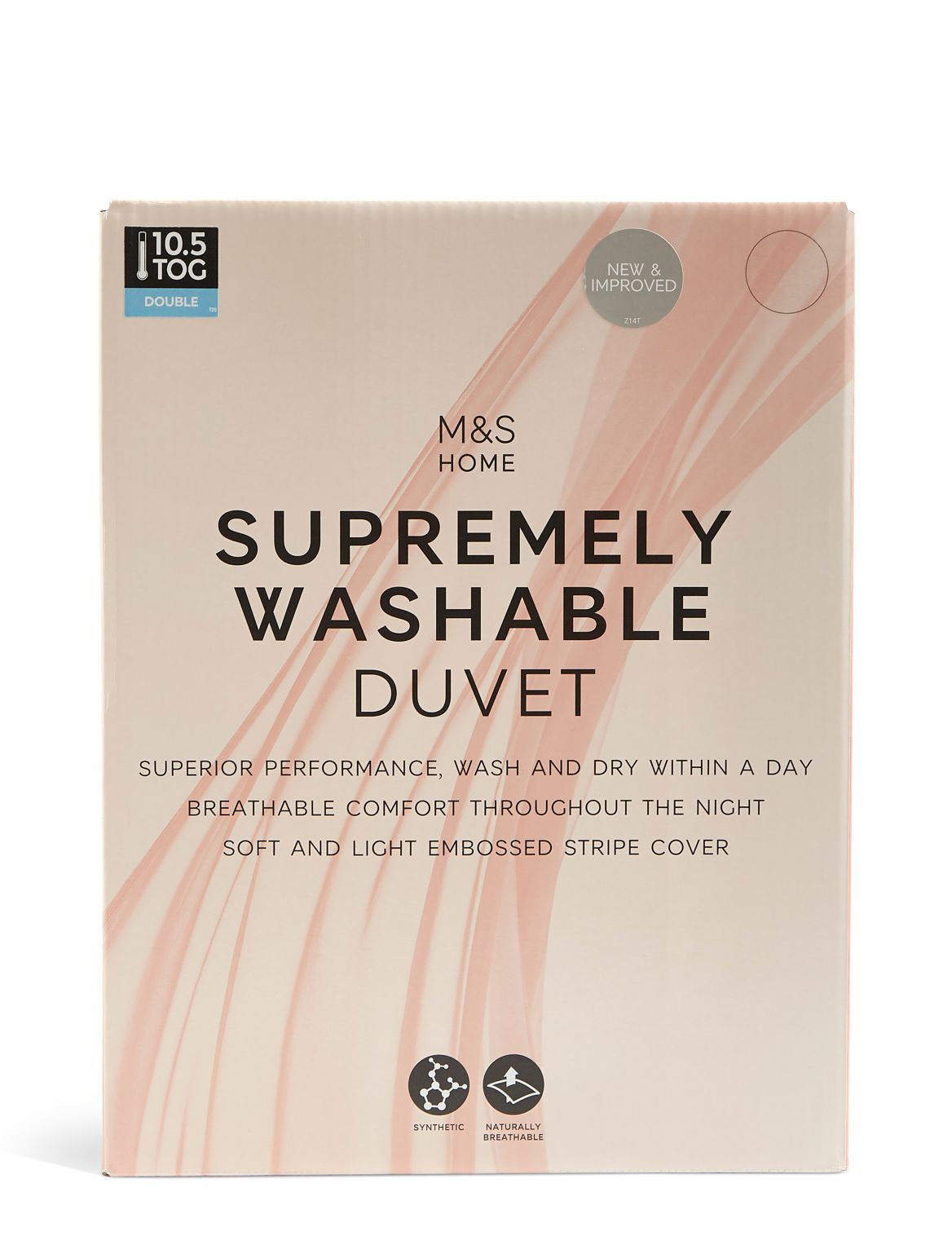 Marks & Spencer Supremely Washable 10.5 Tog Duvet - White - SGL