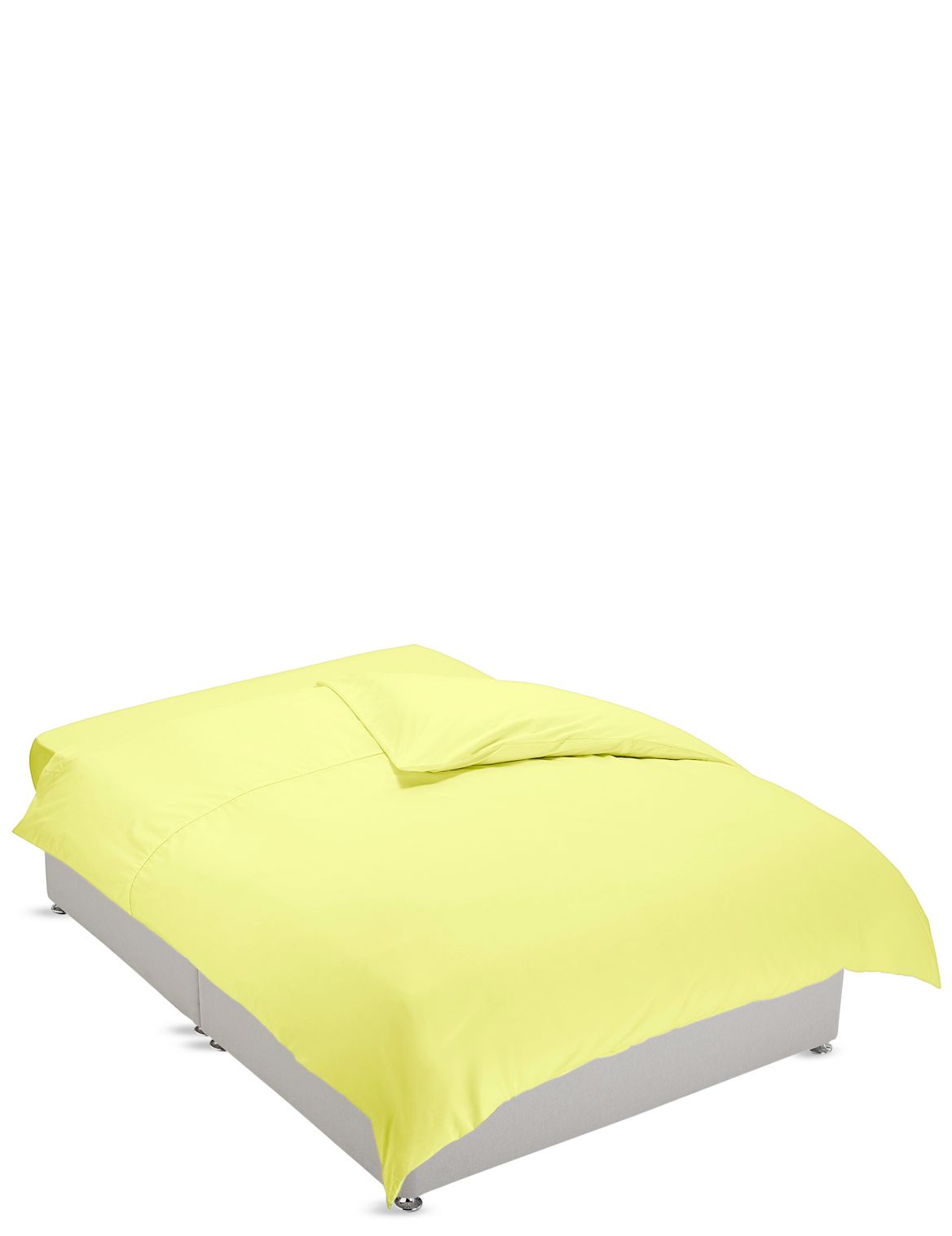 Marks & Spencer Non-Iron Pure Egyptian Cotton Duvet Cover - Yellow - SGL