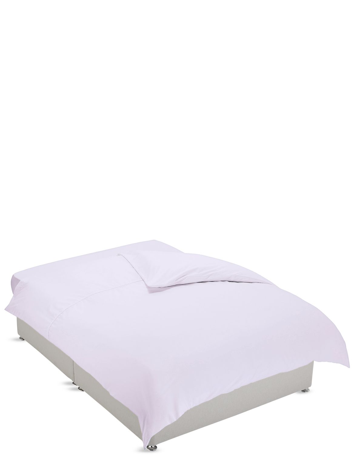 Marks & Spencer Non-Iron Pure Egyptian Cotton Duvet Cover - Violet - SGL