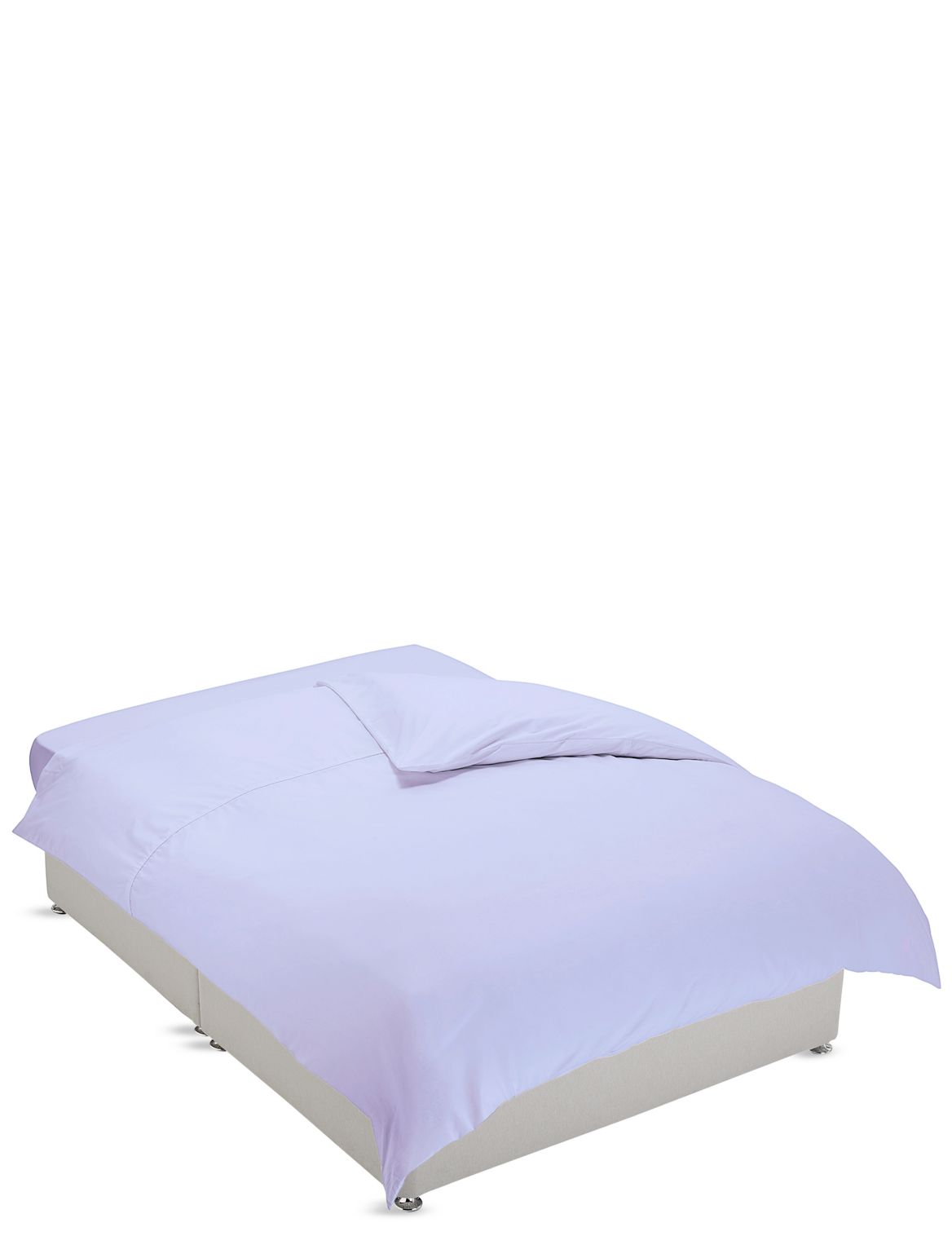 Marks & Spencer Non-Iron Pure Egyptian Cotton Duvet Cover - Violet - SGL