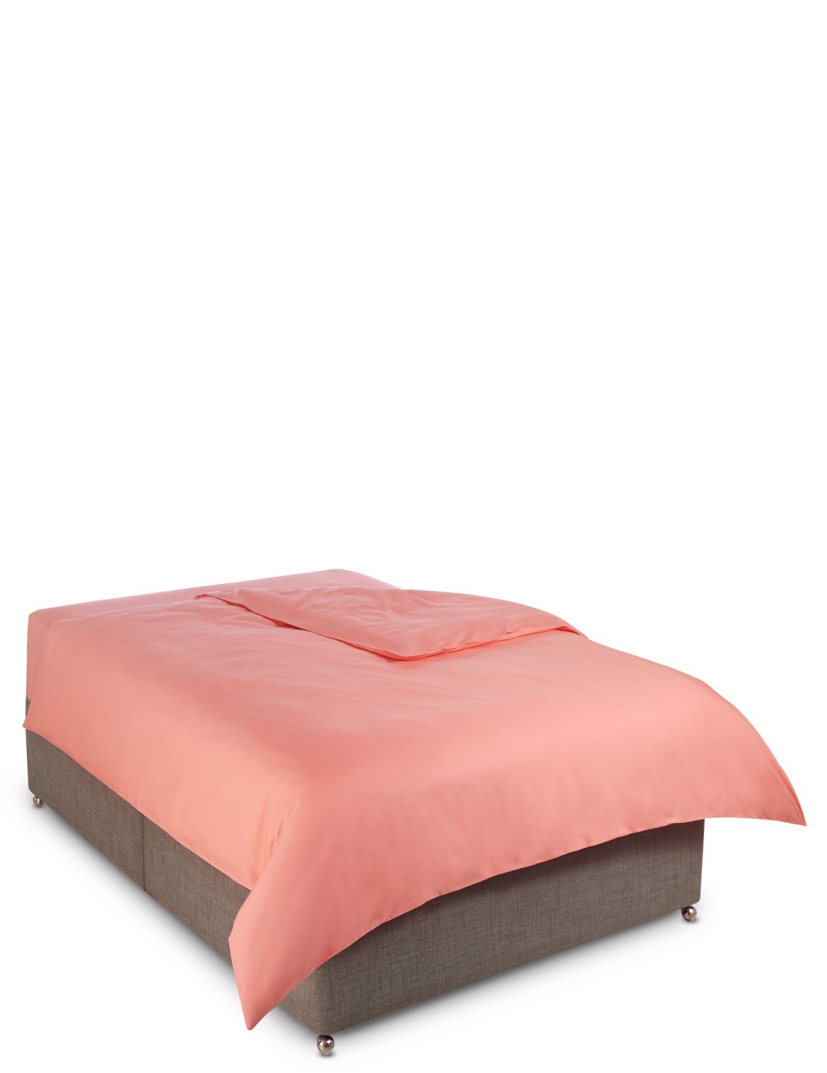 Marks & Spencer Stay Cool Cotton & Tencel® Blend Duvet Cover - Orange - SGL