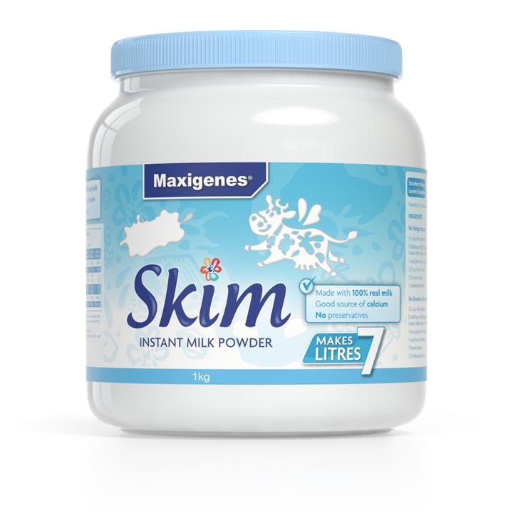 Maxigenes Skim Instant Milk Powder 1kg