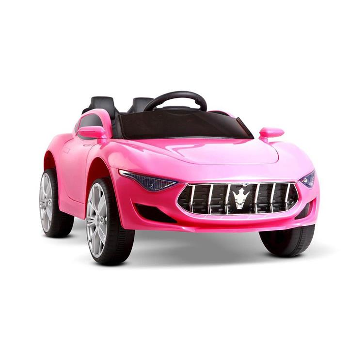 Maserati Inspired Kids Ride on Electric Sports Car in Hot Pink - Kids Ride on Sports Car in Pink