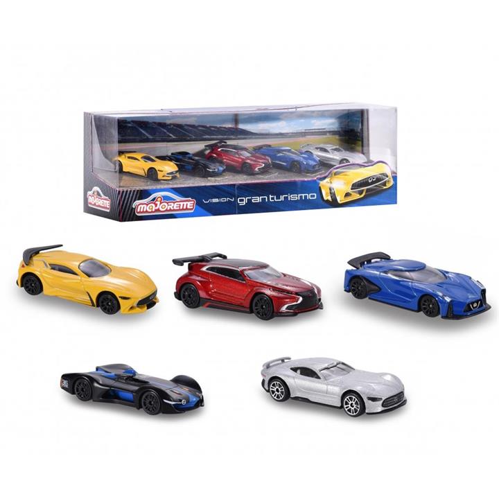 Majorette Diecast Cars Gran Tourismo 5 Pack