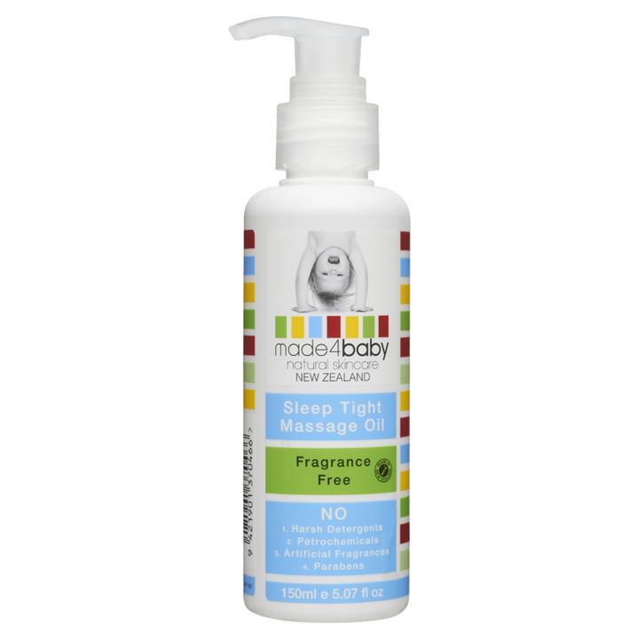 made4baby Sleep Tight Massage Oil Organic Citrus - 150ml pump