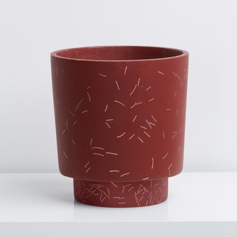 Match Stick Banjo Pot | Garnet