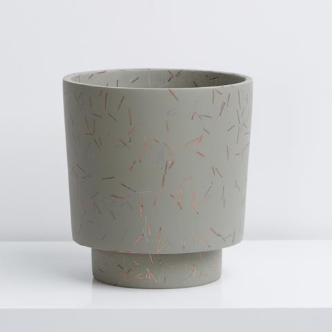 Match Stick Banjo Pot | Grey