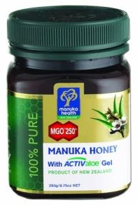 Manuka Health MGO 250+ Manuka Honey with Activaloe Gel 250g