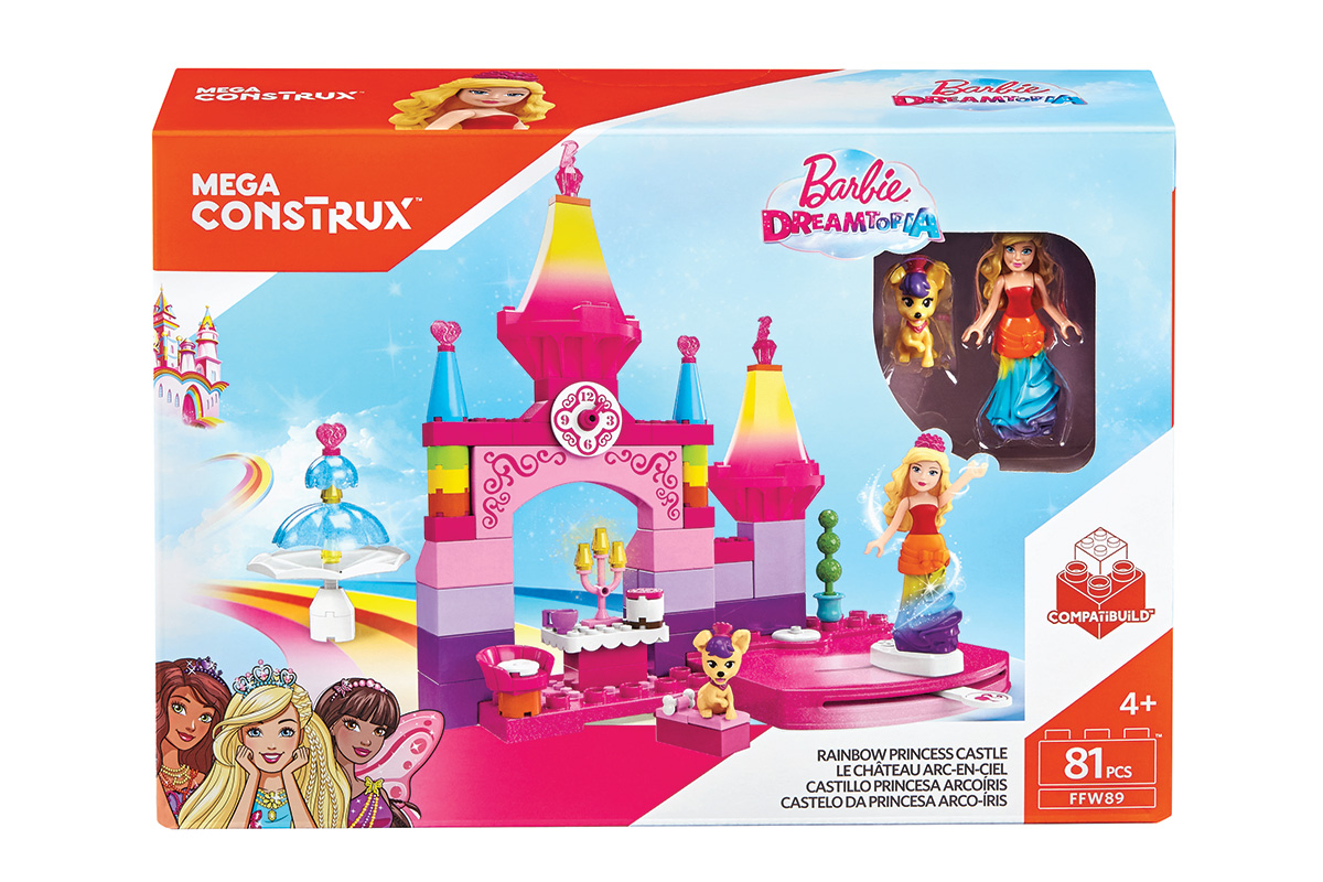 Mega Construx Barbie Rainbow Princess Castle