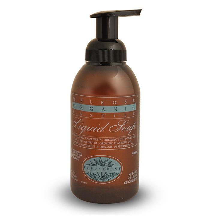 Melrose Castile Liquid Soap Peppermint 500ml