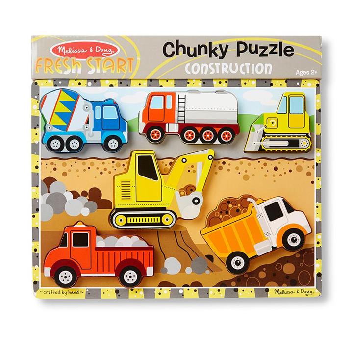 Melissa and Doug Chunky Puzzle - Construction