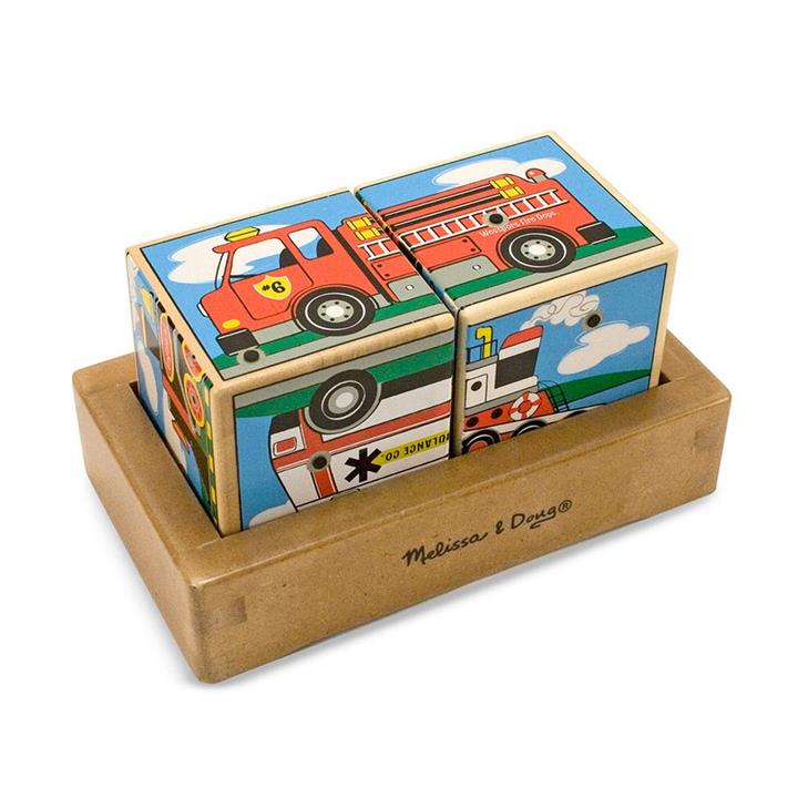 Melissa and Doug Vehicles Sound Blocks