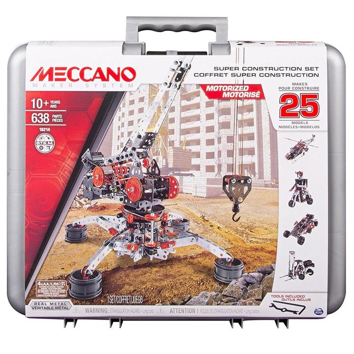 Meccano Super Construction Set in Case