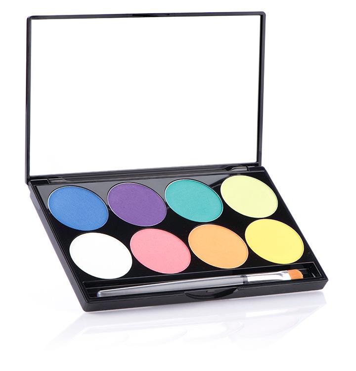 Mehron Intense Pro Pressed Pigment Palette Fire Professional Makeup Costume Accessory