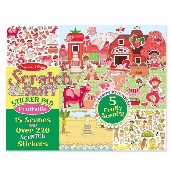 Melissa and Doug Scratch & Sniff Sticker Pad - Fruitville