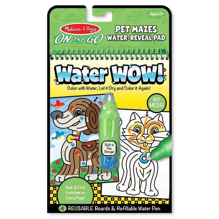 Melissa and Doug On the Go - Water Wow ! Pet Mazes