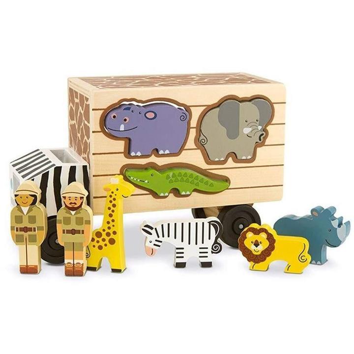 Melissa and Doug Animal Rescue Shape Sorting Truck