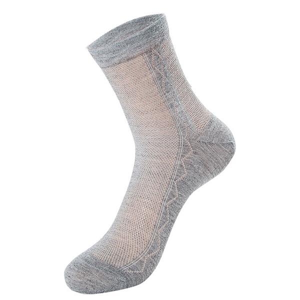 Men Summer Ultra Thin Breathable Socks Cotton Deodorant Sweat Middle Socks