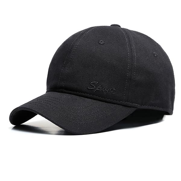 Men Cotton  Baseball Caps Breathable  Peaked Sun Hats