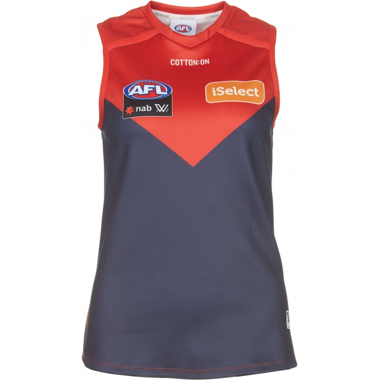 Melbourne Demons AFLW 2018 Women's Home Guernsey