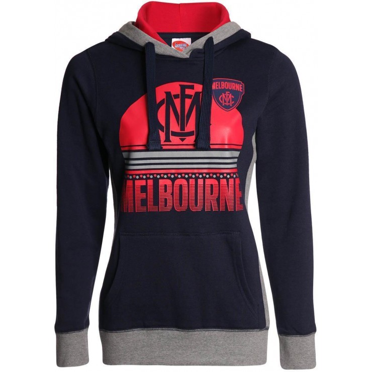 Melbourne Demons Womens Supporter Pullover Hoodie