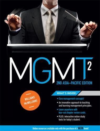 MGMT2: Asia Pacific Edition with Student Resource Access 12 Month