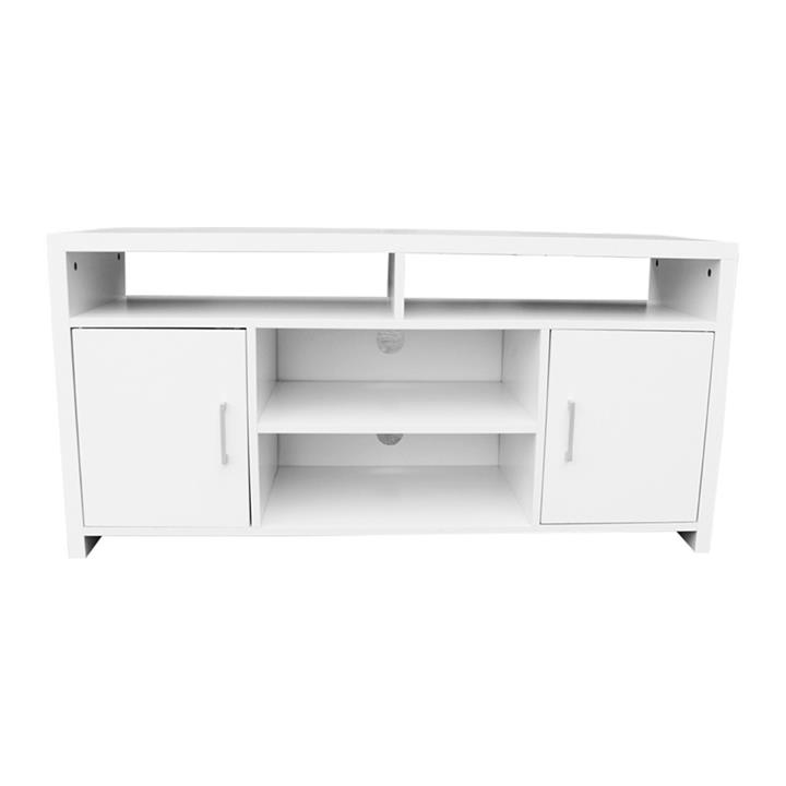 Mia TV Entertainment Storage Unit Cabinet - WHITE