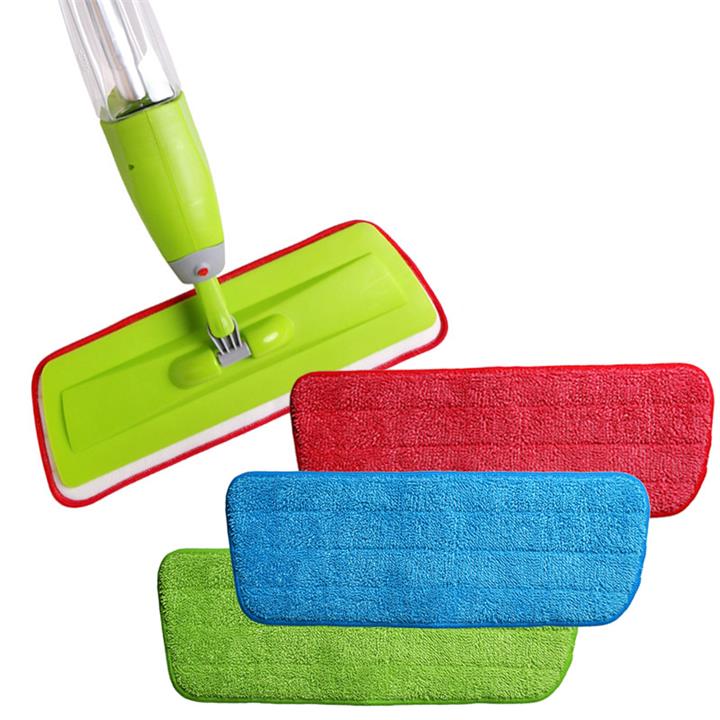 Microfiber Spray Mop Replacement Head Pads Floor Cleaning Cloth Paste to Replace Cloth Household Cleaning Mop Accessories