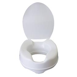 MLE Toilet Seat - Raised 6 inch With Lid